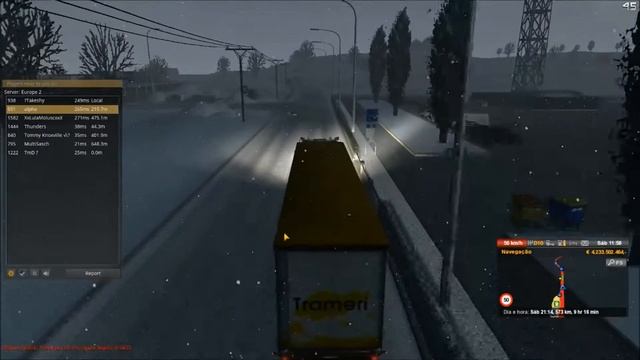 Euro Truck Simulator 2 MP 22/02/2017 BR Barbeiro insultando ! смотреть онлайн