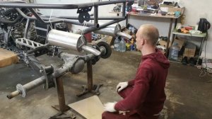 Установка двигателя Honda 2L в раму самодельного квадроцикла KVANT. Установка 5-ступенчатой АКПП