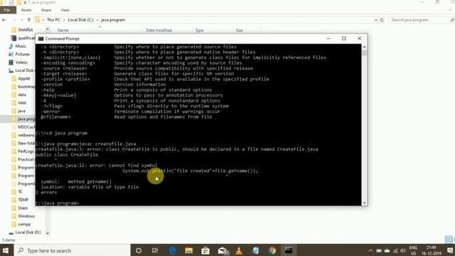 Java : Create a File Using Character Stream Classes смотреть онлайн