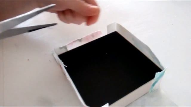 Декоративная коробка своими руками, decorative box, dekoratywne pudelko z kartonu смотреть онлайн