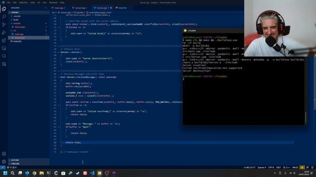 tinyNet #1 | Creamos el Server en Linux смотреть онлайн