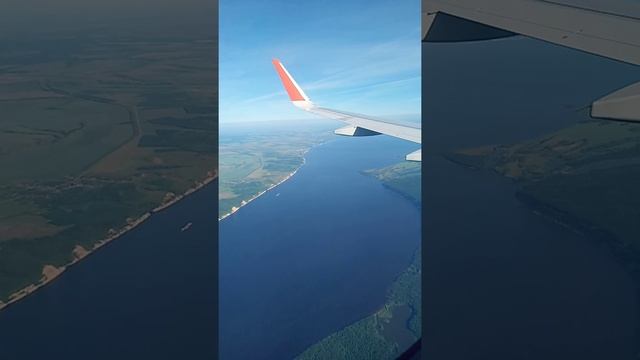 Начинаем снижаться, скоро посадка ? Опять красивые виды с высоты ? смотреть онлайн