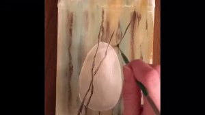 Открытка к Пасхе. Правополушарное рисование.