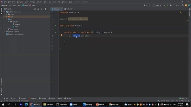 Strings in Java смотреть онлайн