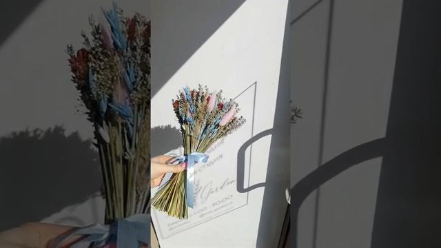 Неувядающий ароматный букет из лаванды и сухоцветов смотреть онлайн