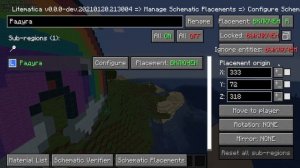 Мод Litematica - основные функции. Как копировать любые постройки в Майнкрафт? Перенос между мирами