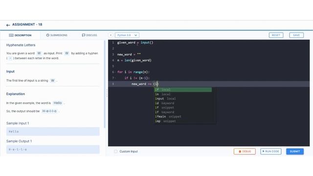 Hyphenate Letters | Assignment 18 | Nxtwave ccbp 4.0 telugu | Python coding tips & tricks | Python смотреть онлайн