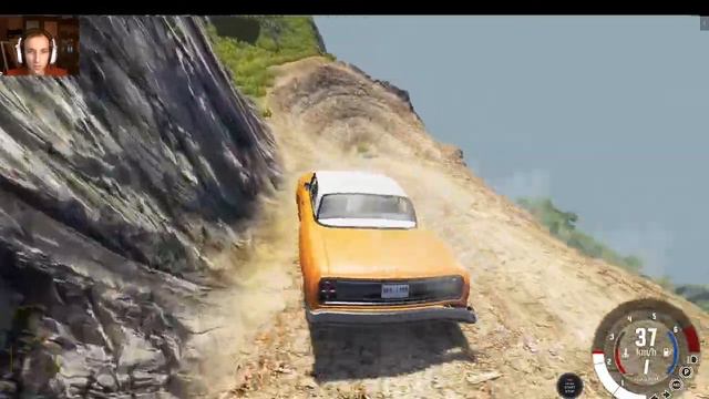 BeamNG.drive Спуск с горы, кjму под силу смотреть онлайн