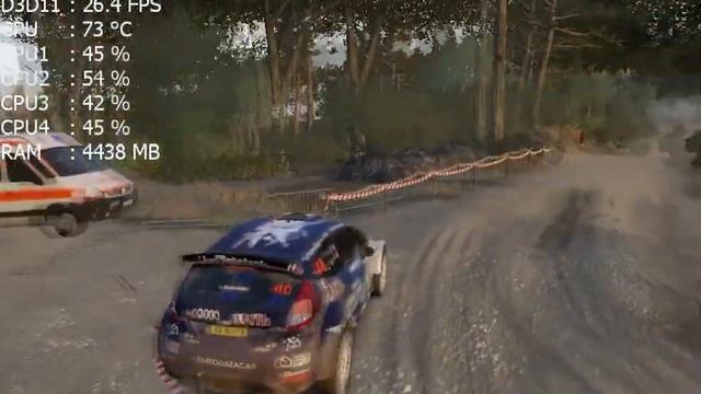 WRC 7 on CORE 2 QUAD Q9550 2.8 & Nvidia GT 530 смотреть онлайн