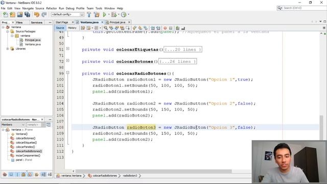 99. Programación en Java || Gráficas || Radio Botones (JRadioButton) - Crear botones de opción смотреть онлайн