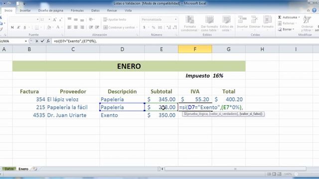 Tips Excel 2010 Listado IVA 2-2 смотреть онлайн