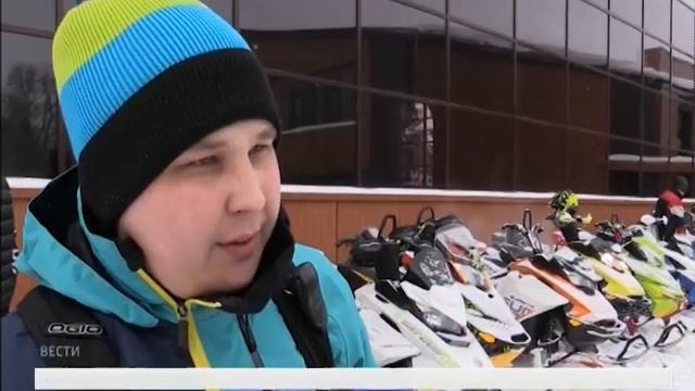 Любители зимнего экстрима отправились из Чувашии в пятидневный снегоходный тур в Башкирию смотреть онлайн