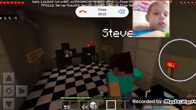 Игра с другом в Minecraft на карте аниматроники смотреть онлайн