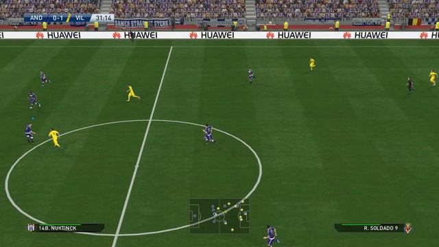 RSC Anderlecht vs Villarreal CF, Constant Vanden Stock Stadion, PES 2016, PRO EVOLUTION SOCCER 2016 смотреть онлайн