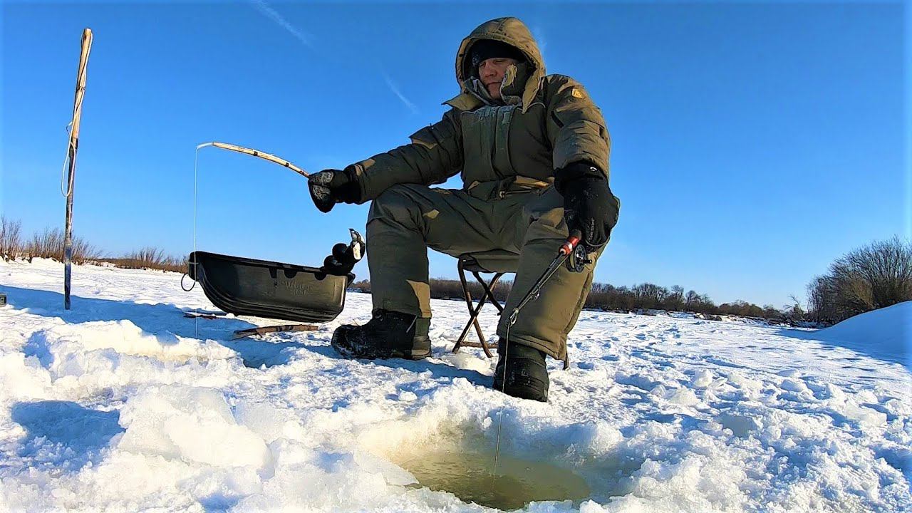 Рыбу пришлось отпускать. Зимняя рыбалка на Амуре 2022 смотреть онлайн