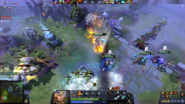 лютый камбек с голым троном за 11 минут в Dota 2 смотреть онлайн