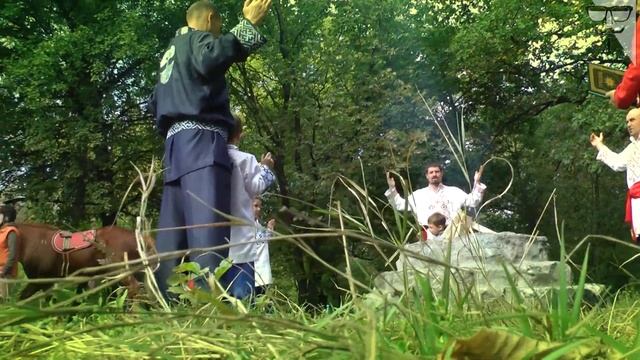 Овсень - Світовид, Кривой Рог, праздник Посажены на коня