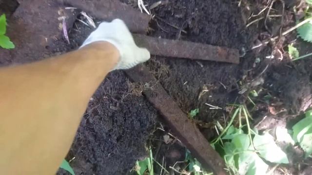 Весь металл лежит в этих джунглях. Залез в овраг и накопал.