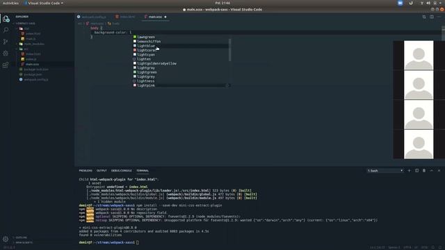 Webpack Konfigürasyonu ve Sass смотреть онлайн