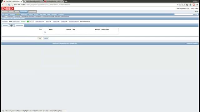 Monitoração de Aplicação WEB - ZABBIX смотреть онлайн