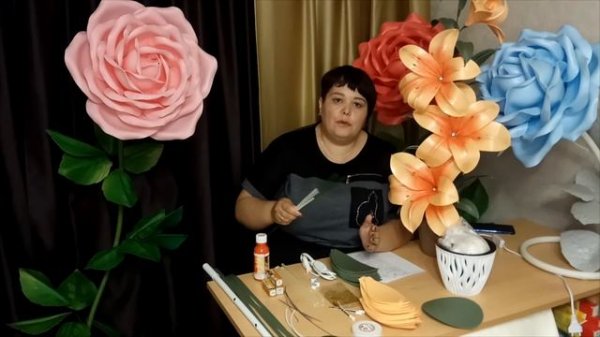 Конструктор Лилия из изолона. Это настоящий выход для НАЧИНАЮЩИХ / lamp Lily / Diy