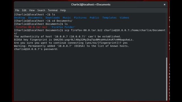 Using SSH, Copying files and folders from one Linux machine to another on Terminal (Command line) смотреть онлайн