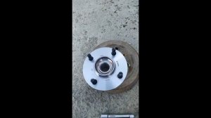 Замена заднего подшипника ступицы (в сборе без ABS) Nissan Almera Classic B10