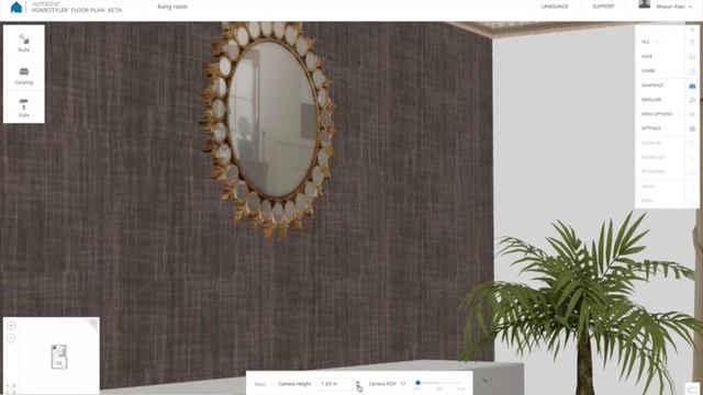 Homestyler Floor Plan Camera FOV Adjustment смотреть онлайн