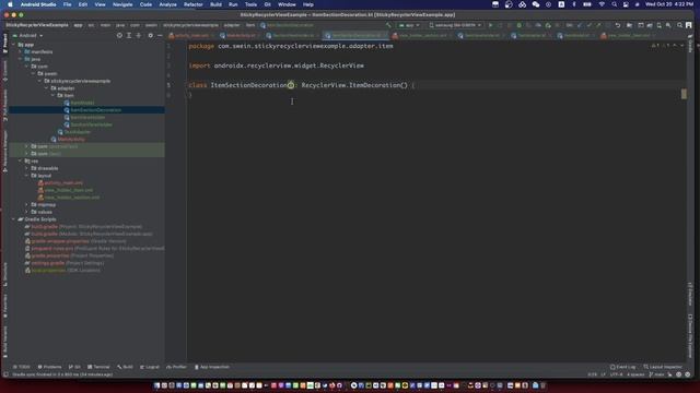 recyclerview section header | android recyclerview sticky section header | Part 1 смотреть онлайн