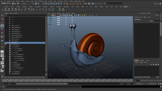 04 - Character node/rig structure (Cartoon character rigging series) смотреть онлайн