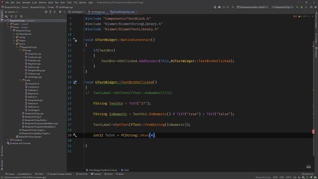 UE4 - Blueprints to C++ - FString Numeric Conversion смотреть онлайн