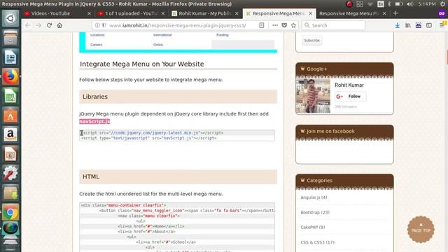 Responsive Mega Menu Plugin in jQuery & CSS3 смотреть онлайн