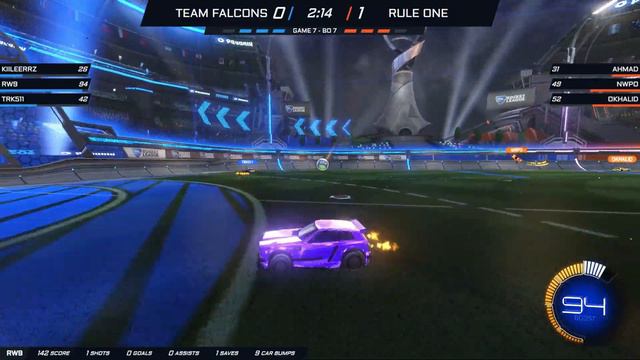 RLCS 2024 | RW9 POV | 1 Hour 3v3 Rocket League Gameplay #10