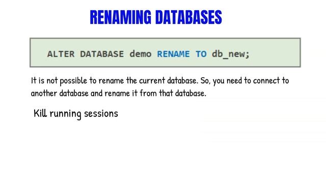 How to Rename Postgres Database смотреть онлайн