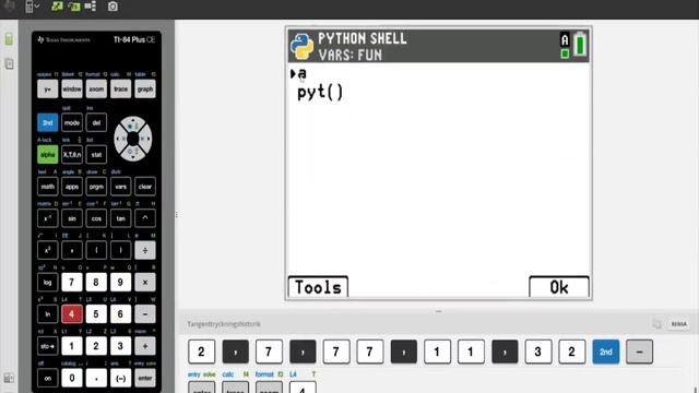 TI 84 Plus CE-T Python Edition - Funktioner & listor 7 смотреть онлайн