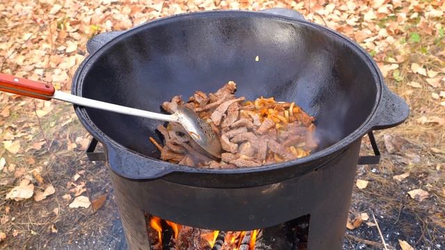 АЗУ ПО-ТАТАРСКИ В КАЗАНЕ НА КОСТРЕ ??? смотреть онлайн