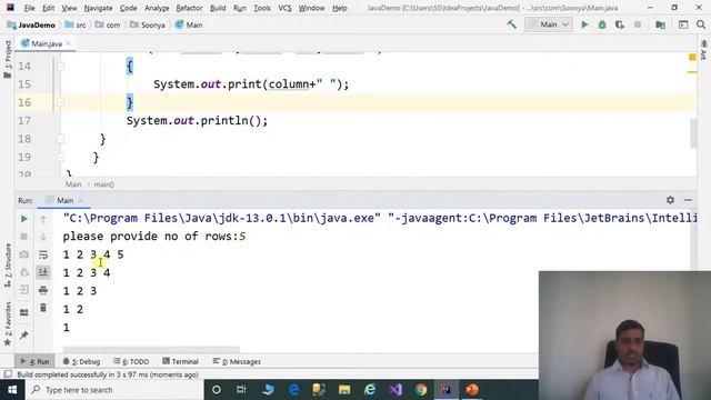 Pattern with Numbers in Java - Part 26 смотреть онлайн