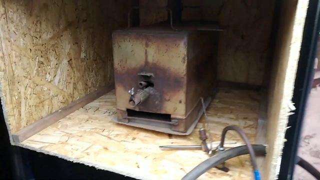 Газовая печка для обогрева салона Нивы смотреть онлайн