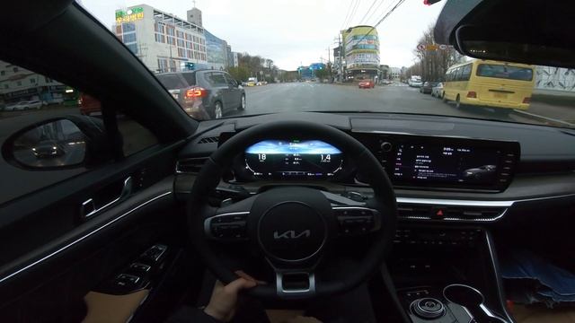 기아 3세대 K5 1.6 가솔린 터보 1인칭 주행 (2022 Kia K5 1.6 T-GDI POV Test Drive) смотреть онлайн