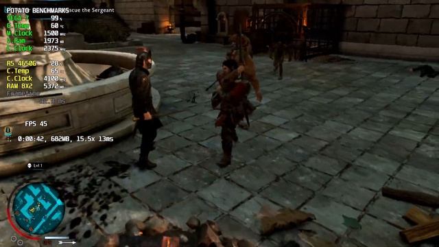 Middle Earth Shadow of War | VEGA 7 OC RYZEN 5 4650G\4600G 16Gb Ram смотреть онлайн