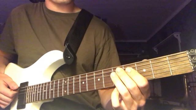 The Only Thing They Fear Is You RIFF 6-string guitar tutorial смотреть онлайн