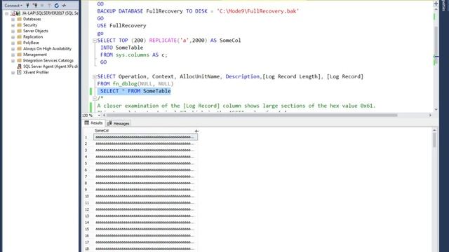 Bulk-Logged Recovery Model in SQL Server смотреть онлайн