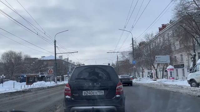 Едем по городу Оренбургу смотреть онлайн
