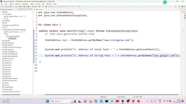 Session 6 : InetAddress Class and its factory methods смотреть онлайн