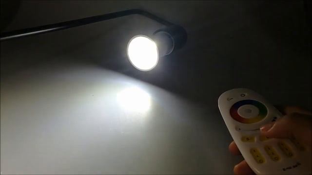 Многоцветная лампа RGB 4W GU10 с пультом смотреть онлайн