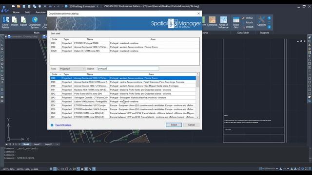 Tutorial Spatial Manager para ZWCAD: Exportar um Projecto Geo-Referenciado Para o Formato .KML смотреть онлайн