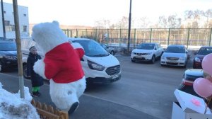 Белый мишка на день рождения ??Огромный подарочек для уже почти взрослой девочки в Москве