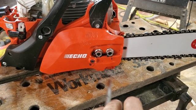 ECHO CS310 Chainsaw how to replace the bar and chain смотреть онлайн