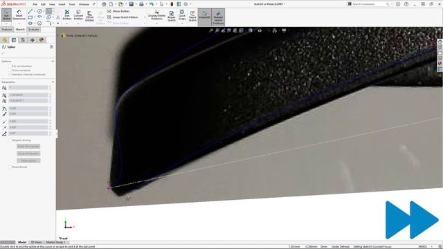 Reverse Engineering from a Picture in SOLIDWORKS смотреть онлайн