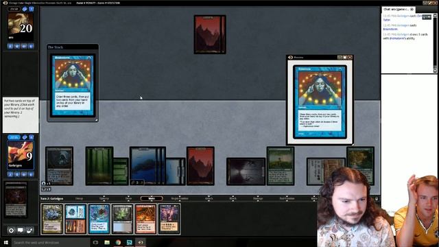 Vintage Cube Storm Deck Match 1 Game 1 perfect hand! смотреть онлайн
